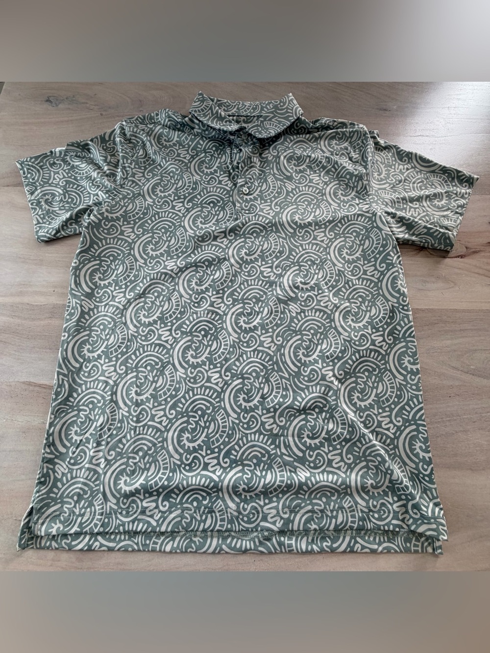 Chubbies Men's 'The Screen Saver - Green'  Performance Polo 582251 Size Large